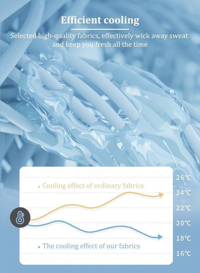 Summer men's cool set T-shirt and shorts two-piece set  Stretchy, breathable and skin-friendly Casual 2 Piece Outfits with Pockets (M-XXXL size) - Image 4